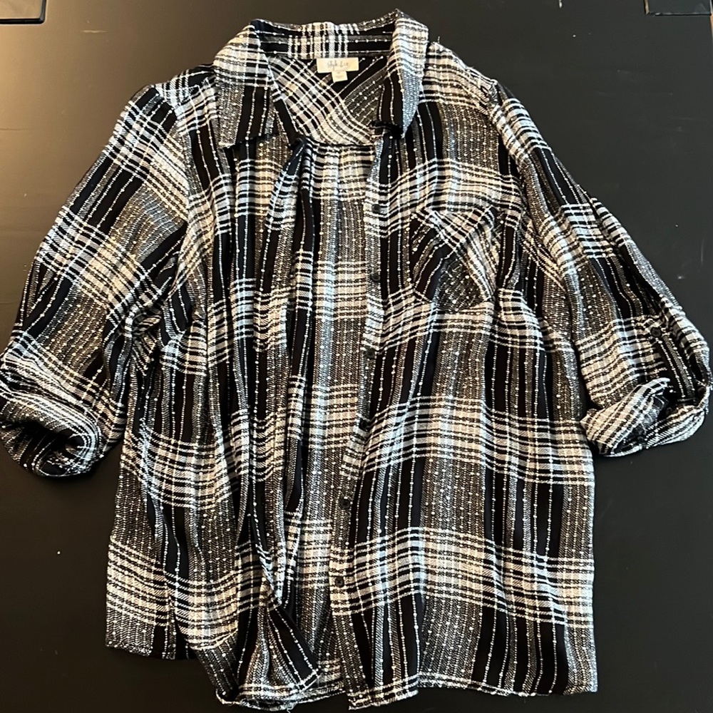 Style & Co. Woman’s Button Down Shirt Size 1X